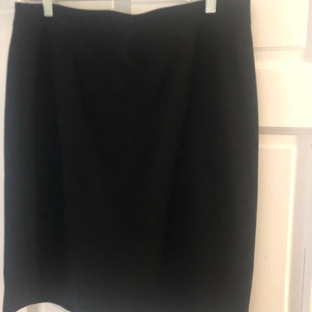 Wool pencil skirt